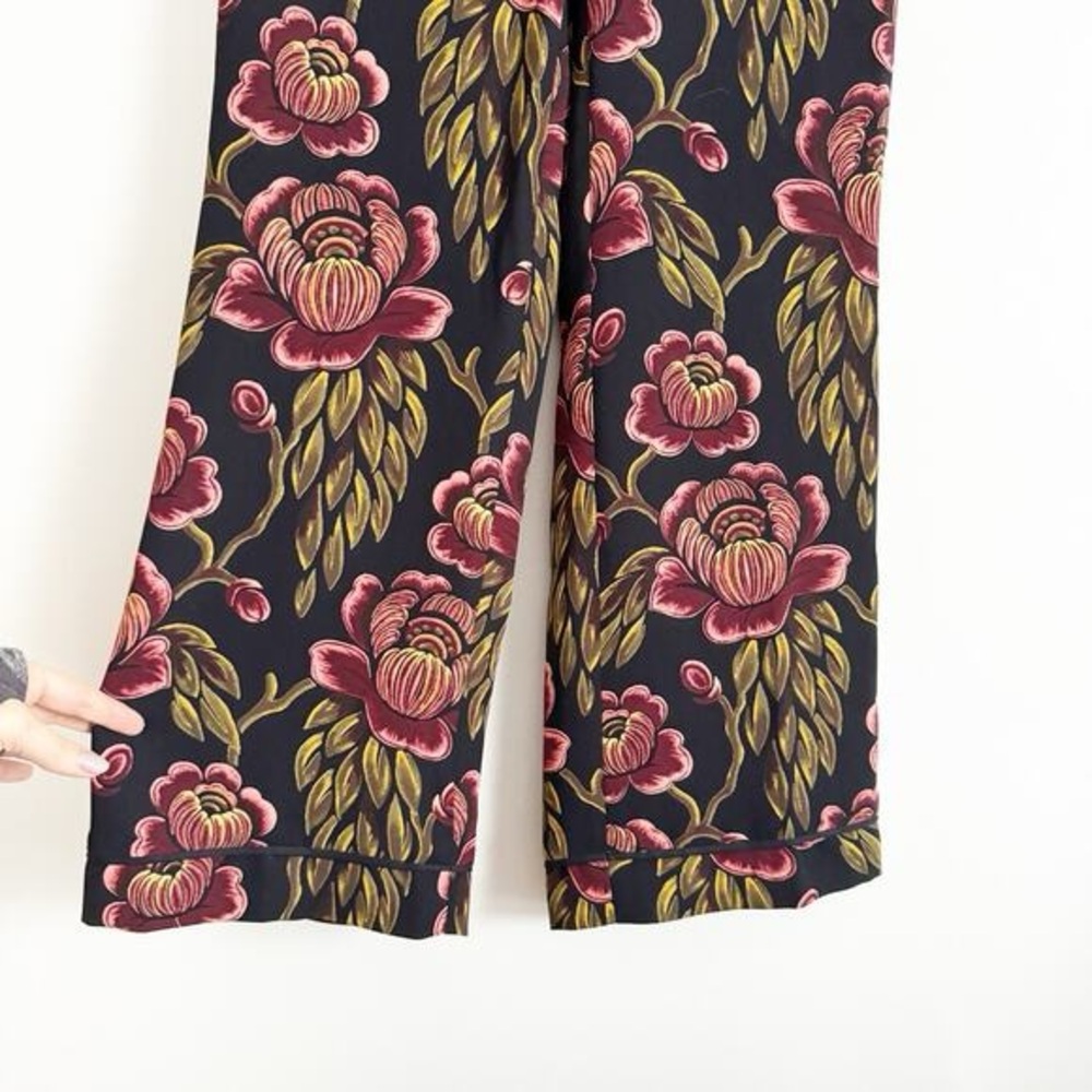 Ann Taylor Floral Wide-Leg Pants size 0 - Picture 3 of 6
